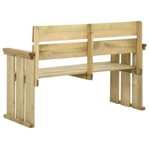 Vrtna klupa 121 cm od impregnirane borovine - 121 x 53 x 85 cm 1 Cijena