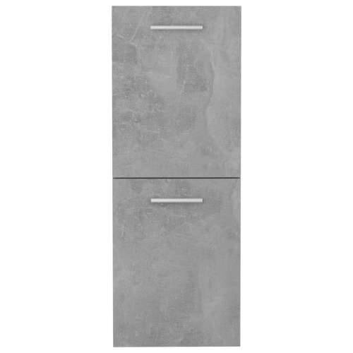 Kupaonski ormarić siva boja betona 30 x 30 x 80 cm od iverice Cijena