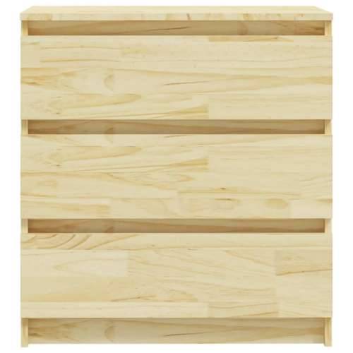 Noćni ormarić 60 x 36 x 64 cm od masivne borovine - Prirodna 1 Cijena