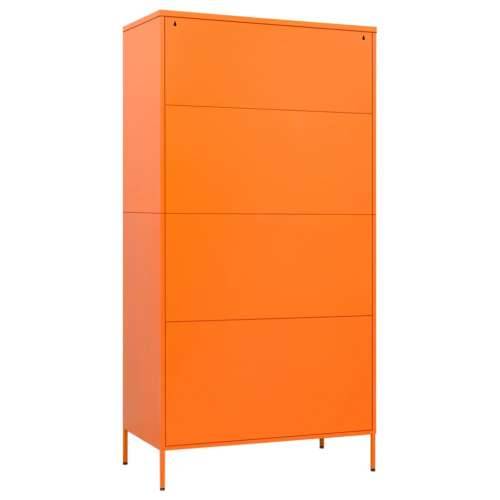 Ormar narančasti 90 x 50 x 180 cm čelični Cijena