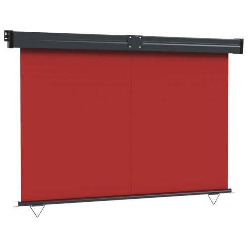 Balkonska bočna tenda 175 x 250 cm crvena Cijena