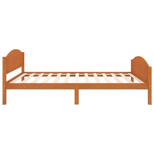 Okvir za krevet od masivne borovine boja meda 120 x 200 cm  - boja meda 120 x 200 cm Cijena