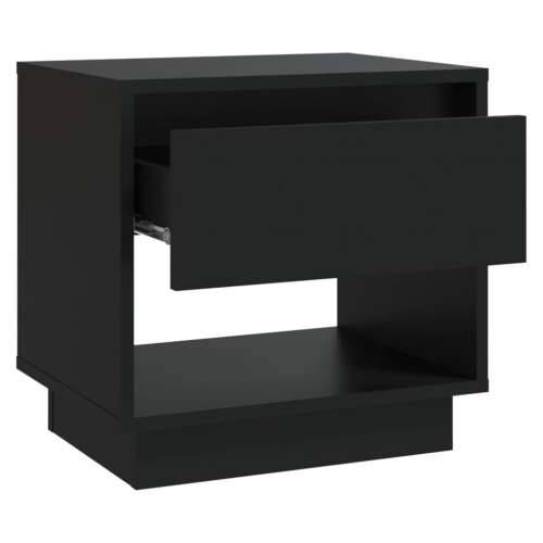 Noćni ormarići 2 kom crni 45x34x44 cm konstruirano drvo - Crna 2 Cijena