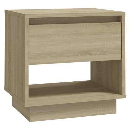 Noćni ormarić boja hrasta 45 x 34 x 44 cm od konstruiranog drva - sonoma hrast 1 Cijena