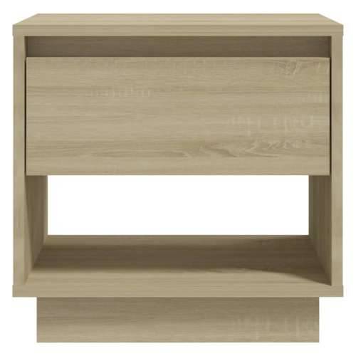 Noćni ormarić boja hrasta 45 x 34 x 44 cm od konstruiranog drva - sonoma hrast 1 Cijena