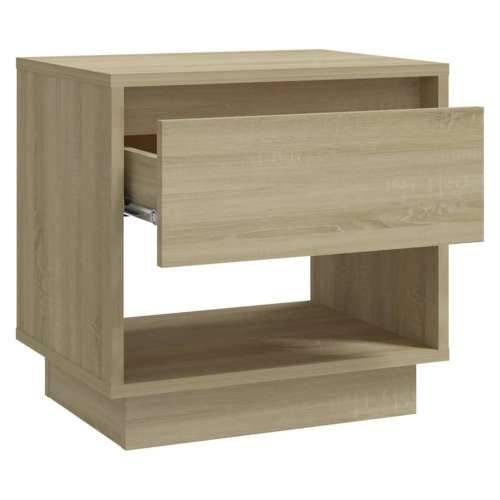 Noćni ormarić boja hrasta 45 x 34 x 44 cm od konstruiranog drva - sonoma hrast 1 Cijena