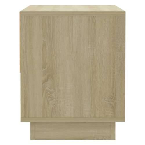 Noćni ormarić boja hrasta 45 x 34 x 44 cm od konstruiranog drva - sonoma hrast 1 Cijena