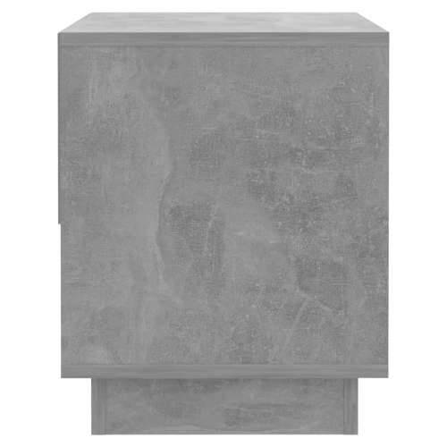 Noćni ormarić boja betona 45 x 34 x 44 cm od konstruiranog drva - Beton siva 1 Cijena