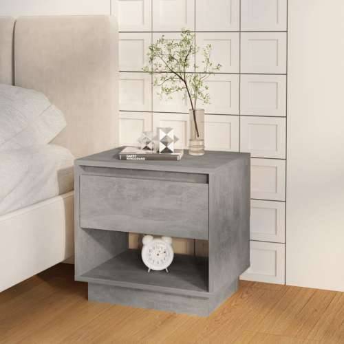 Noćni ormarići 2 kom boja betona 45x34x44 cm konstruirano drvo - Beton siva 2 Cijena