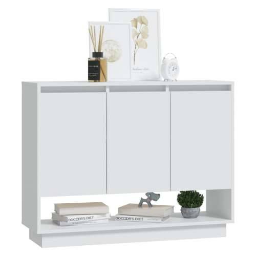 Komoda bijela 97 x 31 x 75 cm od konstruiranog drva - Bijela 1 Cijena