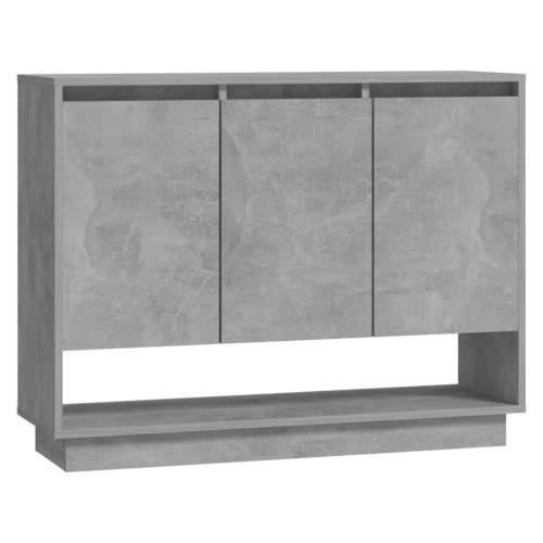 Komoda siva boja betona 97x31x75 cm od konstruiranog drva - Beton siva 1 Cijena