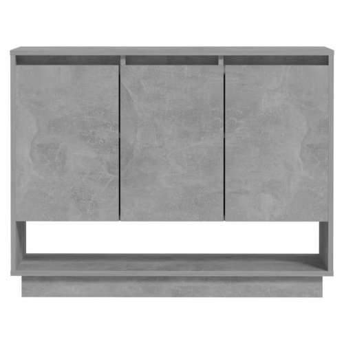 Komoda siva boja betona 97x31x75 cm od konstruiranog drva - Beton siva 1 Cijena