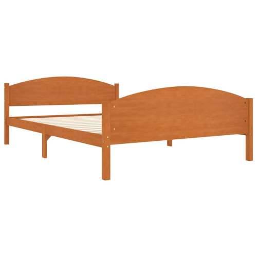 Okvir za krevet od masivne borovine boja meda 160 x 200 cm - boja meda 160 x 200 cm Cijena