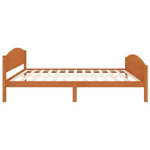 Okvir za krevet od masivne borovine boja meda 160 x 200 cm - boja meda 160 x 200 cm Cijena