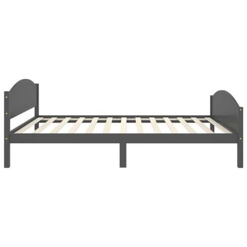 Okvir za krevet od masivne borovine tamnosivi 120 x 200 cm - Tamno siva 120 x 200 cm Cijena