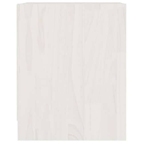 Noćni ormarići 2 kom bijeli 35,5x33,5x41,5 cm masivna borovina - Bijela 2 Cijena