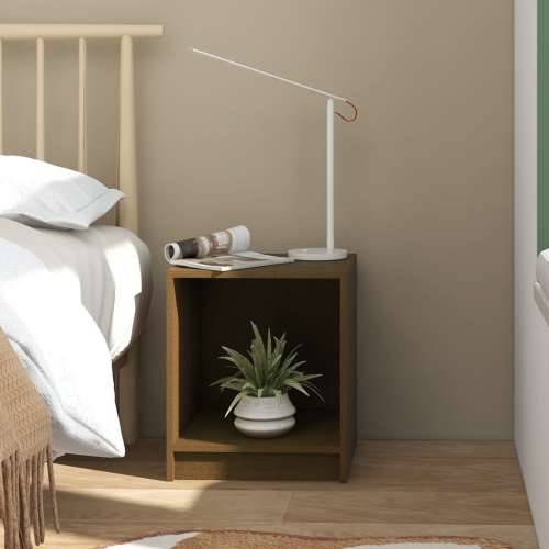 Noćni ormarići 2 kom boja meda 35,5x33,5x41,5 cm od borovine boja meda 2 Cijena