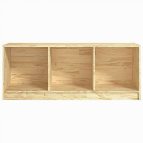TV ormarić 104 x 33 x 41 cm od masivne borovine - Prirodna 1 Cijena