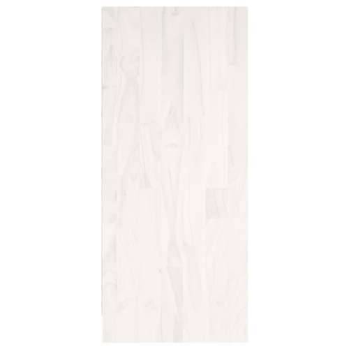 Ormarić za knjige bijeli 104 x 33 x 76 cm od masivne borovine - Bijela 1 Cijena