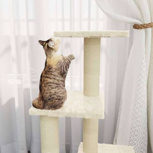 Penjalica za mačke sa stupovima za grebanje krem 92 cm Cijena