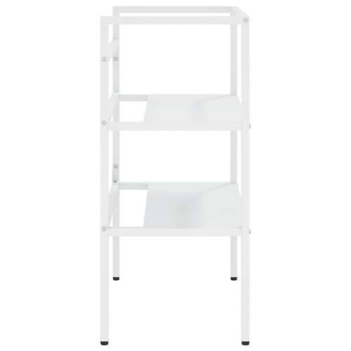 Okvir za kupaonski Lavabo - Umivaonik bijeli 59 x 38 x 83 cm željezni - Bijela 59 x 38 x 83 cm 1 Cijena