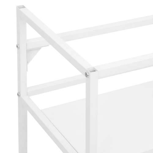 Okvir za kupaonski Lavabo - Umivaonik bijeli 59 x 38 x 83 cm željezni - Bijela 59 x 38 x 83 cm 1 Cijena