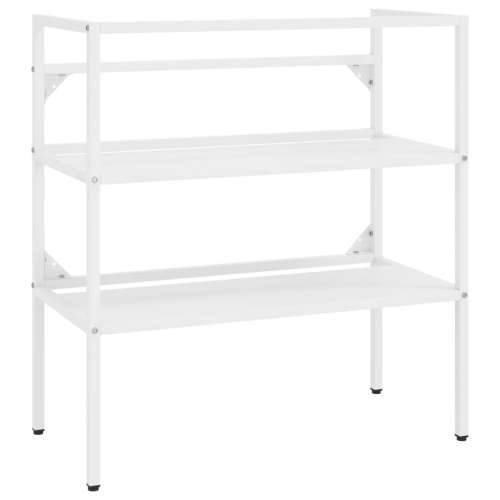 Okvir za kupaonski Lavabo - Umivaonik bijeli 79 x 38 x 83 cm željezni - Bijela 79 x 38 x 83 cm 1 Cijena