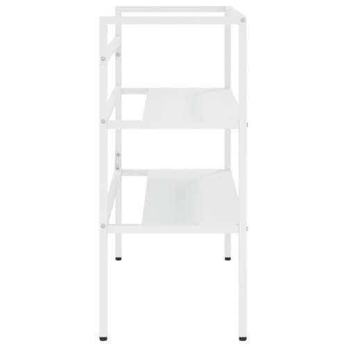 Okvir za kupaonski Lavabo - Umivaonik bijeli 79 x 38 x 83 cm željezni - Bijela 79 x 38 x 83 cm 1 Cijena
