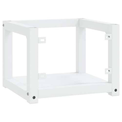 Zidni okvir za kupaonski Lavabo - Umivaonik bijeli 40x38x31 cm željezni - Bijela 40 x 38 x 31 cm 1 Cijena