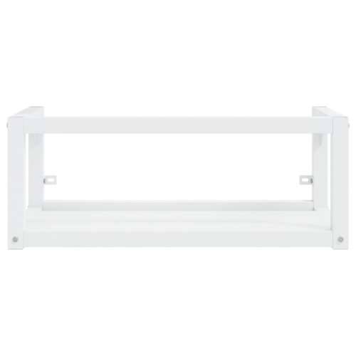 Zidni okvir za kupaonski Lavabo - Umivaonik bijeli 79x38x31 cm željezni - Bijela 79 x 38 x 31 cm 1 Cijena