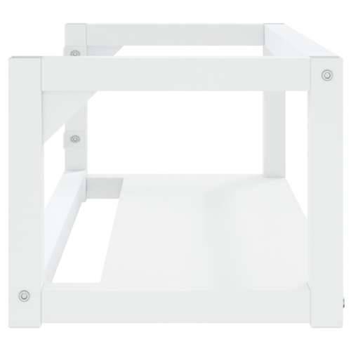 Zidni okvir za kupaonski Lavabo - Umivaonik bijeli 79x38x31 cm željezni - Bijela 79 x 38 x 31 cm 1 Cijena