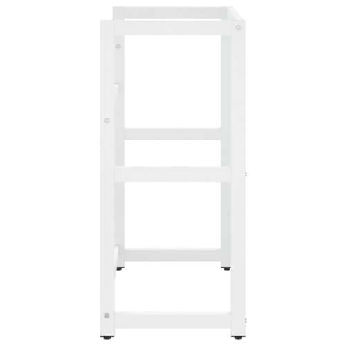 Okvir za kupaonski Lavabo - Umivaonik bijeli 59 x 38 x 83 cm željezni - Bijela 59 x 38 x 83 cm 1 Cijena
