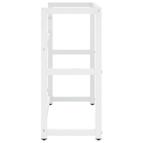 Okvir za kupaonski Lavabo - Umivaonik bijeli 79 x 38 x 83 cm željezni - Bijela 79 x 38 x 83 cm 1 Cijena