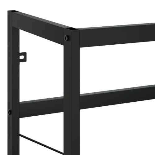 Okvir za kupaonski Lavabo - Umivaonik crni 40 x 38 x 83 cm željezni - Crna 40 x 38 x 83 cm 1 Cijena