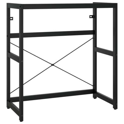 Okvir za kupaonski Lavabo - Umivaonik crni 79 x 38 x 83 cm željezni - Crna 79 x 38 x 83 cm 1 Cijena