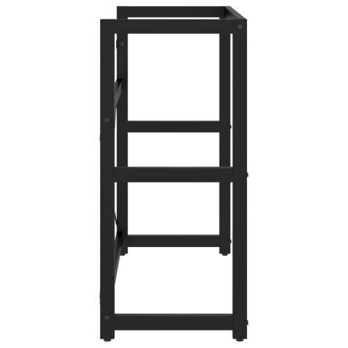 Okvir za kupaonski Lavabo - Umivaonik crni 79 x 38 x 83 cm željezni - Crna 79 x 38 x 83 cm 1 Cijena