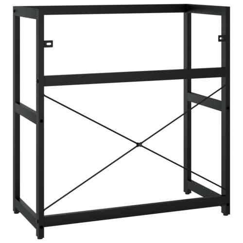 Okvir za kupaonski Lavabo - Umivaonik crni 79 x 38 x 83 cm željezni - Crna 79 x 38 x 83 cm 1 Cijena