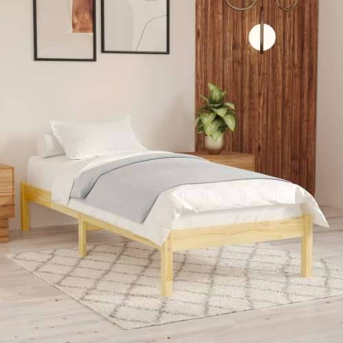 Okvir za krevet od masivnog drva 75 x 190 cm jednokrevetni