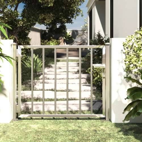 Vrtna vrata 100 x 75 cm od nehrđajućeg čelika Cijena