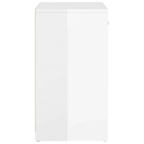Klupa za cipele visoki sjaj bijela 94,5 x 31 x 57 cm drvena - Visoko sjajno bijela 1 Cijena