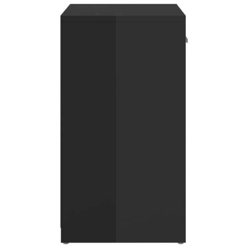 Klupa za cipele visoki sjaj crna 94,5 x 31 x 57 cm drvena - visoko sjajno crna 1 Cijena