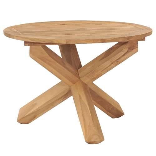 Vrtni stol - Blagovaonski stol Ø 110 x 75 cm od masivne tikovine - 110 x 75 cm 1 Cijena