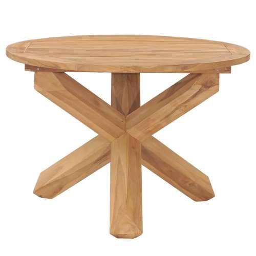 Vrtni stol - Blagovaonski stol Ø 110 x 75 cm od masivne tikovine - 110 x 75 cm 1 Cijena