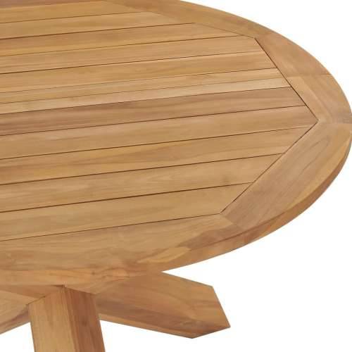 Vrtni stol - Blagovaonski stol Ø 110 x 75 cm od masivne tikovine - 110 x 75 cm 1 Cijena
