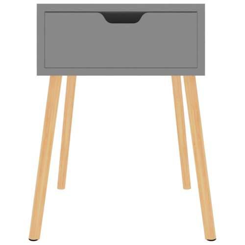 Noćni ormarići 2 kom sivi 40 x 40 x 56 cm konstruirano drvo - Siva 2 Cijena