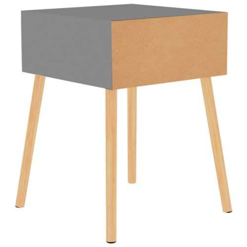 Noćni ormarići 2 kom sivi 40 x 40 x 56 cm konstruirano drvo - Siva 2 Cijena
