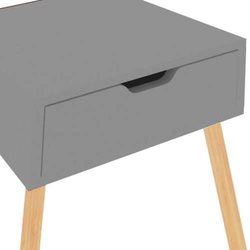 Noćni ormarići 2 kom sivi 40 x 40 x 56 cm konstruirano drvo - Siva 2 Cijena