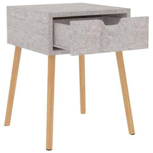 Noćni ormarići 2 kom boja betona 40x40x56 cm konstruirano drvo Beton siva 2 Cijena