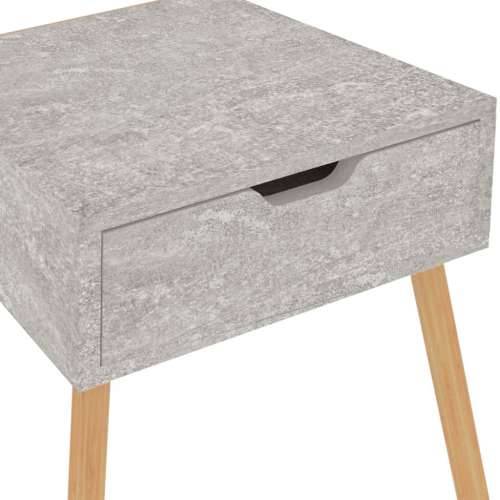 Noćni ormarići 2 kom boja betona 40x40x56 cm konstruirano drvo Beton siva 2 Cijena