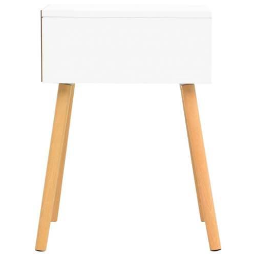 Noćni ormarić bijeli i hrast 40 x 40 x 56 cm konstruirano drvo - Bijela i boja hrasta sonome 1 Cijena